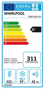 Whirlpool BSNF 8101 OX