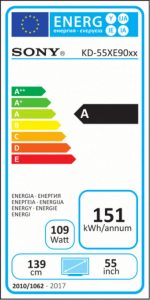 Smart Android LED Sony Bravia 55XE9005