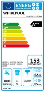 Whirlpool FreshCare+ FWSF61253W EU
